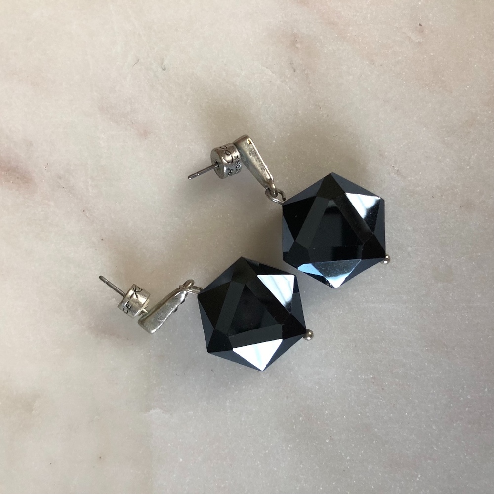 Kenneth Cole Black Earrings